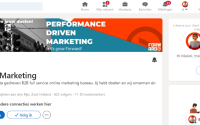 Een LinkedIn bedrijfspagina maken