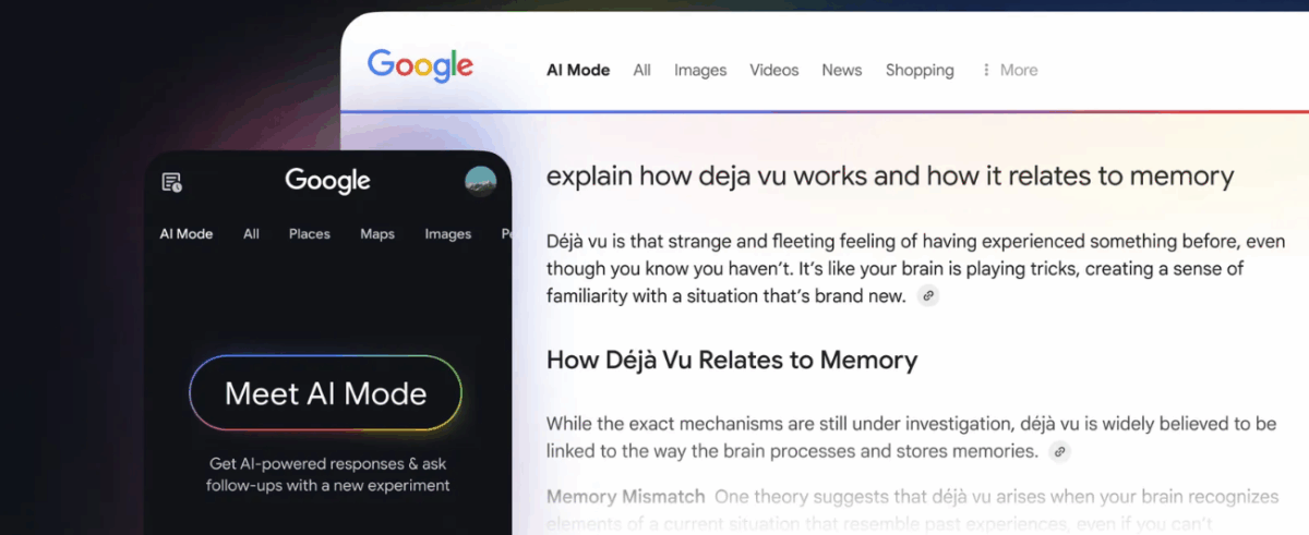 AI mode - AI gedreven zoekmachine